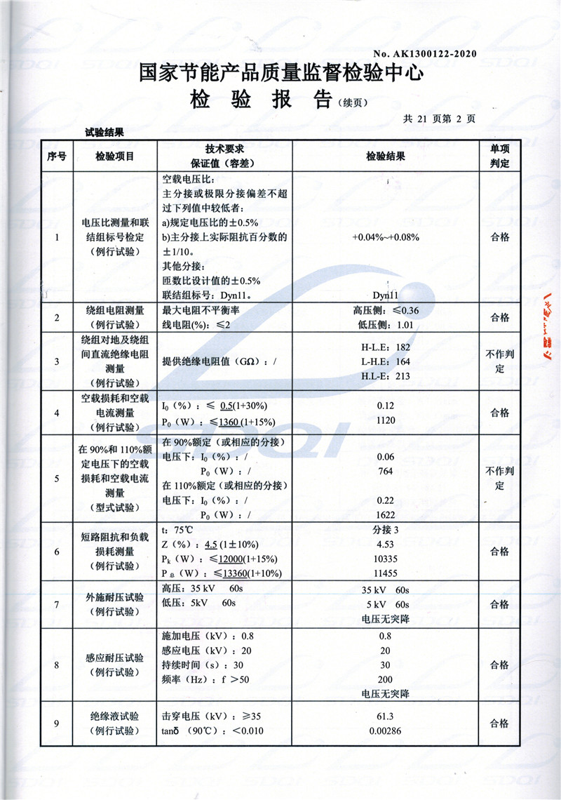 高低压试验报告-S11-1250成华成华成华油浸式变压器-2.jpg